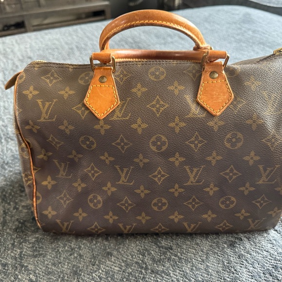 Louis Vuitton Brown Monogram Satchel - Picture 1 of 9
